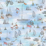 Cowes Mural Wallpaper, Watercolour