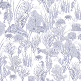 Seaview Mural Wallpaper, Signature Blue