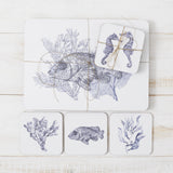 Seaview Coaster & Placemat Set (4x)