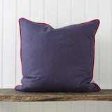 Navy & Red Cord Cushions