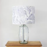Recycled Glass, Vase Lamp with Seaview Shade (45cm)