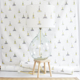 Recylced Glass, Big Teardrop Lamp with Original Cardinal Shade (50cm)