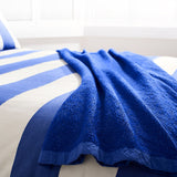 Dazzing Blue Bamboo Throw