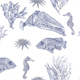 Solent Snapper Wallpaper, Signature Blue