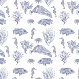 Solent Snapper, Cream, Gabardine Fabric