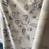 Cowes Mural, Gabardine Fabric