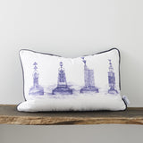 Cardinal Buoy Blue Bolster Cushion