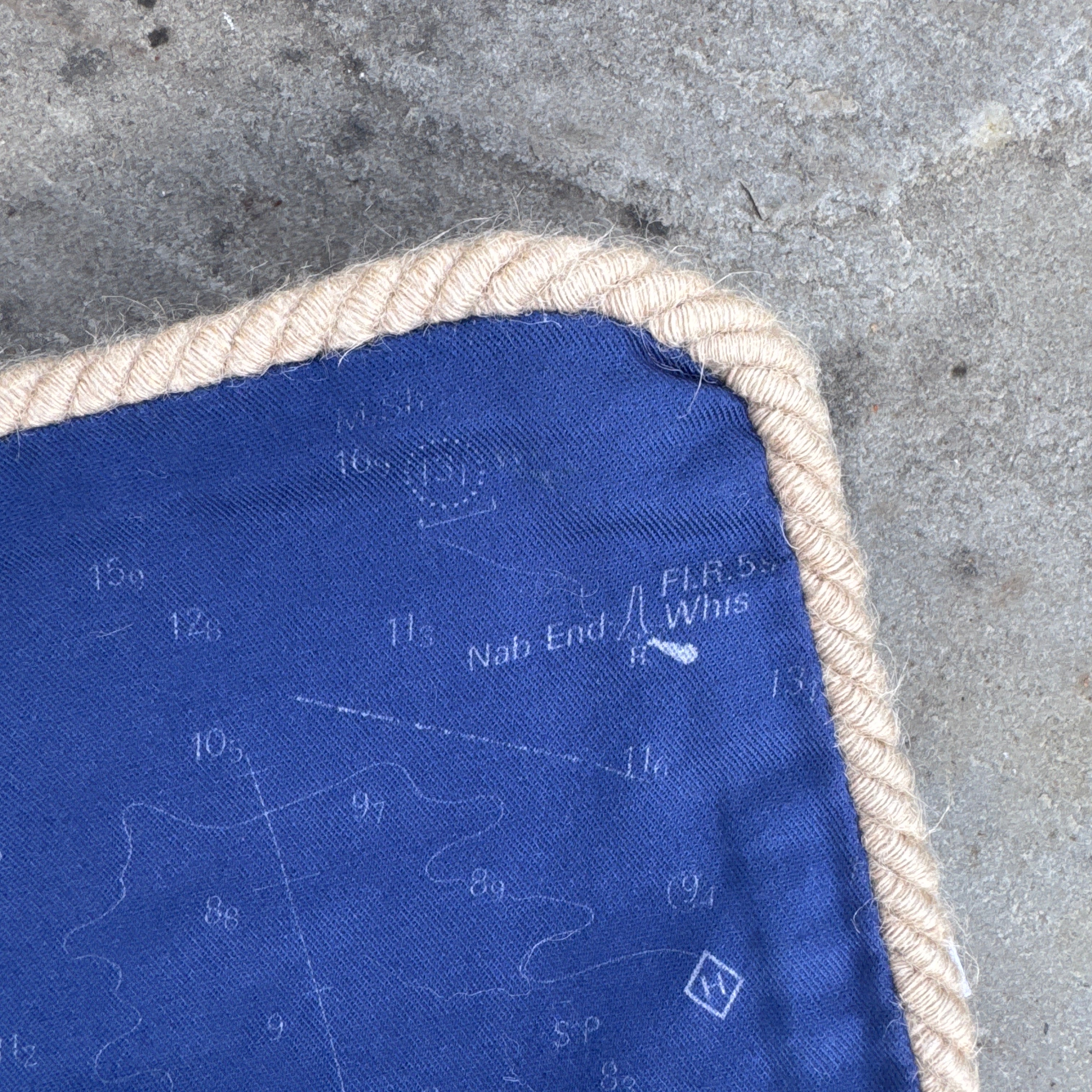 Blue RS1 Yacht Cushion Cover
