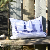 Cardinal Buoy Blue Bolster Cushion