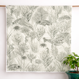 Parchment: Seaview Mural, Gabardine Fabric
