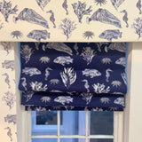 Solent Snapper,  Quink Blue, Gabardine Fabric