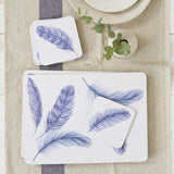 NEW!! Feathers Coasters Set (4x)