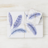 NEW!! Feathers Coaster & Placemat Set (4x)