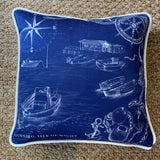 Blue Gurnard Oxford Cushion Cover