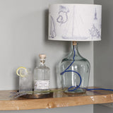Demijohn Recycled Glass Lamp | Cowes Lampshade | 30cm