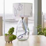 Demijohn Recycled Glass Lamp | Cowes Lampshade | 30cm
