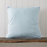 Sky Blue with White Rope Cord Cushion Covers