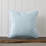 Sky Blue with White Rope Cord Cushion Covers