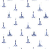 Cardinal Wallpaper, Signature Blue