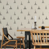Cardinal Wallpaper, Parchment