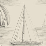 Hamble Yachts Wallpaper, Parchment