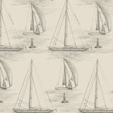 Hamble Yachts Wallpaper, Parchment