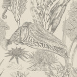 Seaview Mural Wallpaper, Parchment