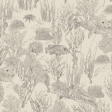 Seaview Mural Wallpaper, Parchment