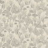 Seaview Mural Wallpaper, Parchment