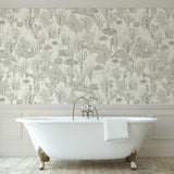 Seaview Mural Wallpaper, Parchment