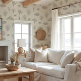 Solent Snapper Wallpaper, Parchment