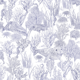 Seaview Mural, Gabardine Fabric