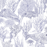 Seaview Mural, Gabardine Fabric