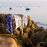 Solent Snapper,  Quink Blue, Gabardine Fabric